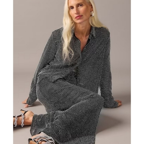 J.Crew Collection Side-Slit Rhinestone Skirt - Picture 5 of 11